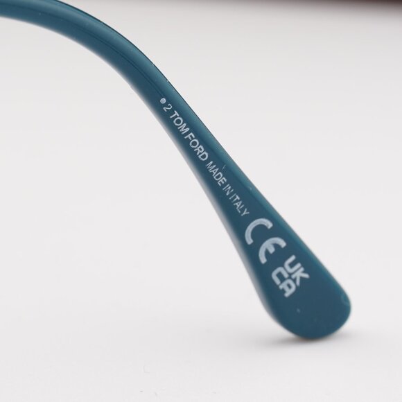 Tom Ford FT5840-B 087 Cat Eye Eyeglasses 56mm - Turquoise/Blue Light Block - Picture 10 of 10